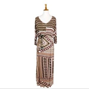 Annabelle Dolman Sleeve Maxi Dress Medium Pompom